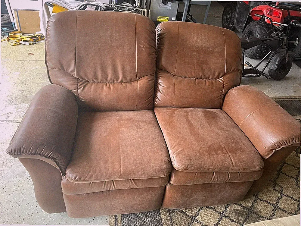 Brown 2 Seat Recliner