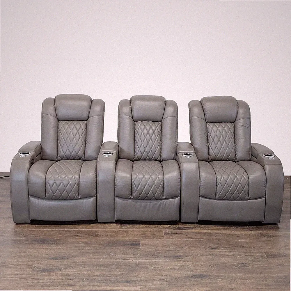 Seatcraft Muse 3-Seat Power Reclining Home Theater Sofa